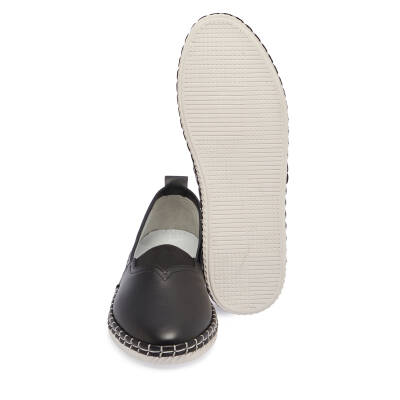 Siyah Deri Kadın Casual Ayakkabı - K24I1AY67351-A23 - 4