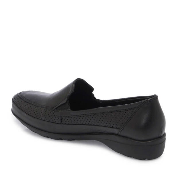 Siyah Hakiki Deri Kadın Casual Ayakkabı - K25I1AY67895-A23 - 3