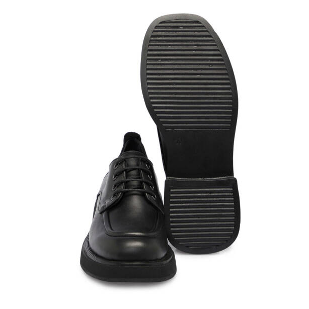 Siyah Deri Kadın Casual Ayakkabı - K25S1AY68177-A23 - 4