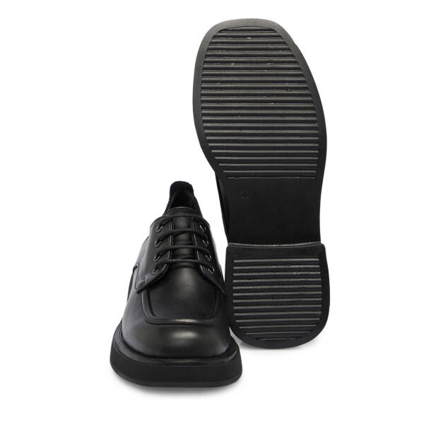 Siyah Deri Kadın Casual Ayakkabı - K25S1AY68177-A23 - 4
