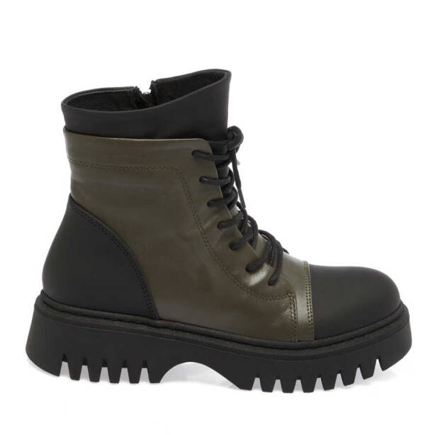 Siyah Deri Kadın Casual Bot - K23K1BT66841-T4T - 3