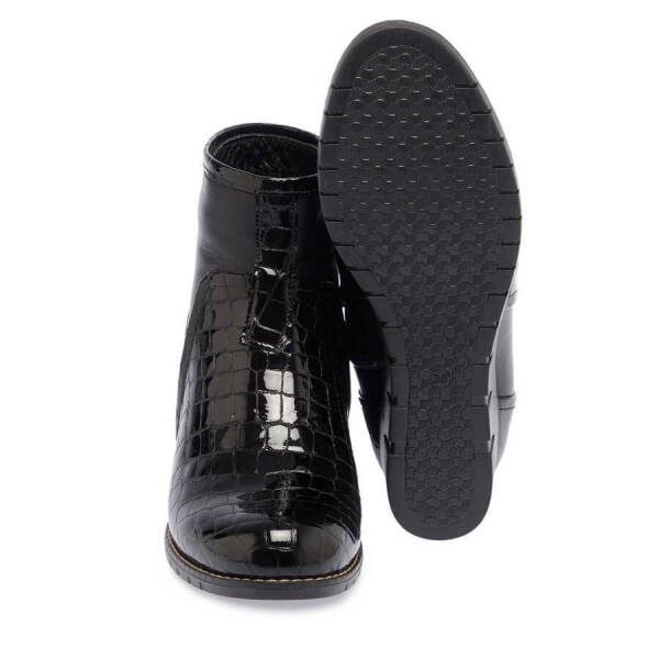 Siyah Deri Kadın Casual Bot - K23K1BT66851-H44 - 4