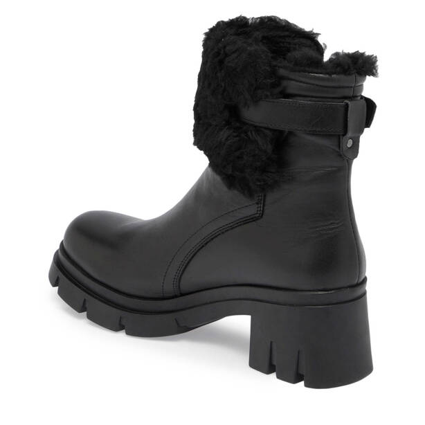 Siyah Deri Kadın Casual Bot - K23K1BT66856-A23 - 2