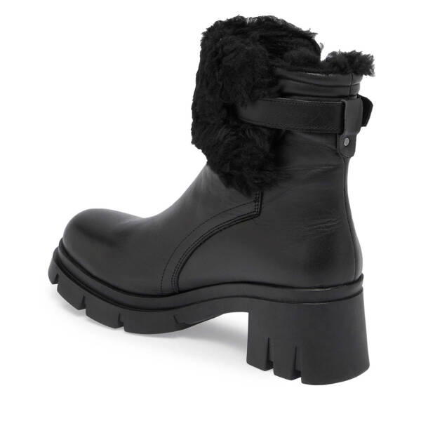 Siyah Deri Kadın Casual Bot - K23K1BT66856-A23 - 2