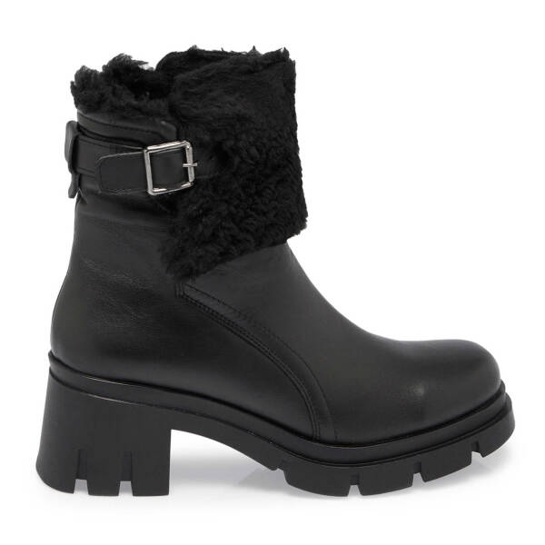 Siyah Deri Kadın Casual Bot - K23K1BT66856-A23 - 3