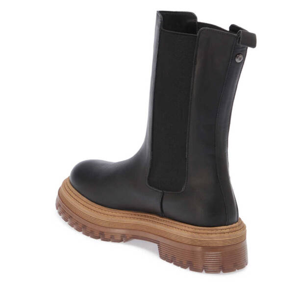 Siyah Deri Kadın Casual Bot - K23K1BT66910-C59 - 2