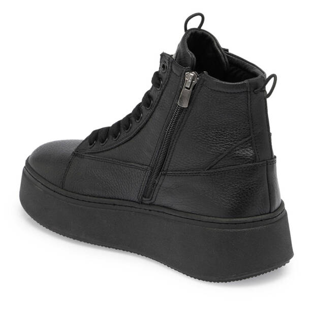 Siyah Deri Kadın Casual Bot - K23K1BT66916-A41 - 2