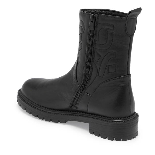 Siyah Hakiki Deri Kadın Casual Bot - K23K1BT66922-A23 - 3