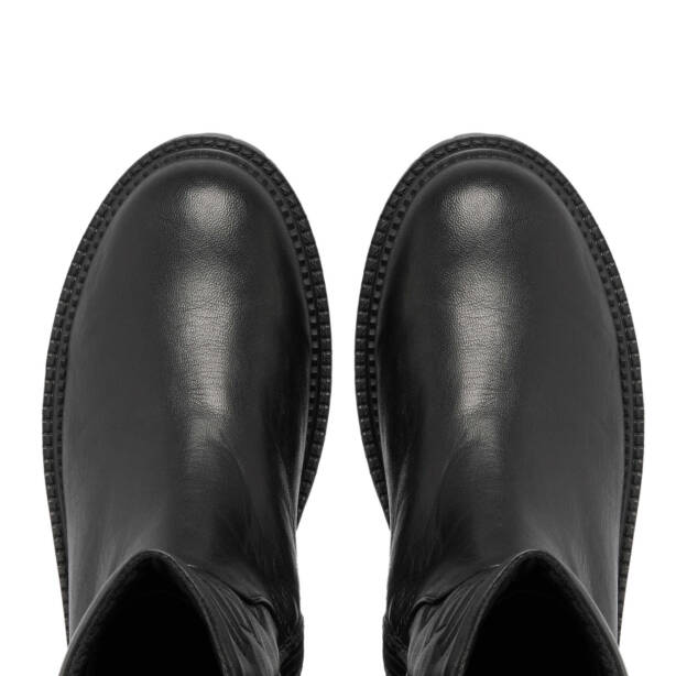 Siyah Hakiki Deri Kadın Casual Bot - K23K1BT66922-A23 - 5