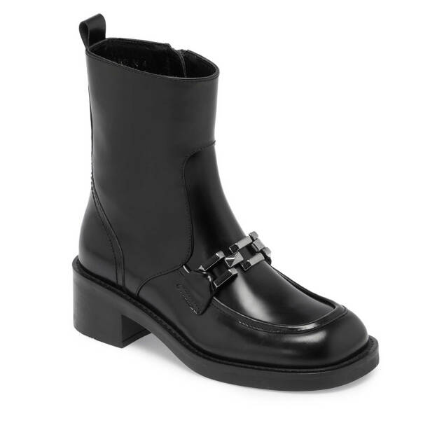 Siyah Hakiki Deri Kadın Casual Bot - K23K1BT67039-A35 - 1