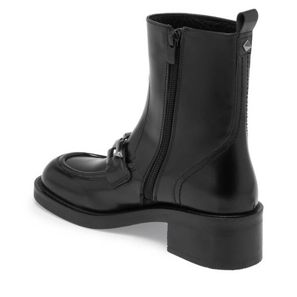 Siyah Hakiki Deri Kadın Casual Bot - K23K1BT67039-A35 - 2