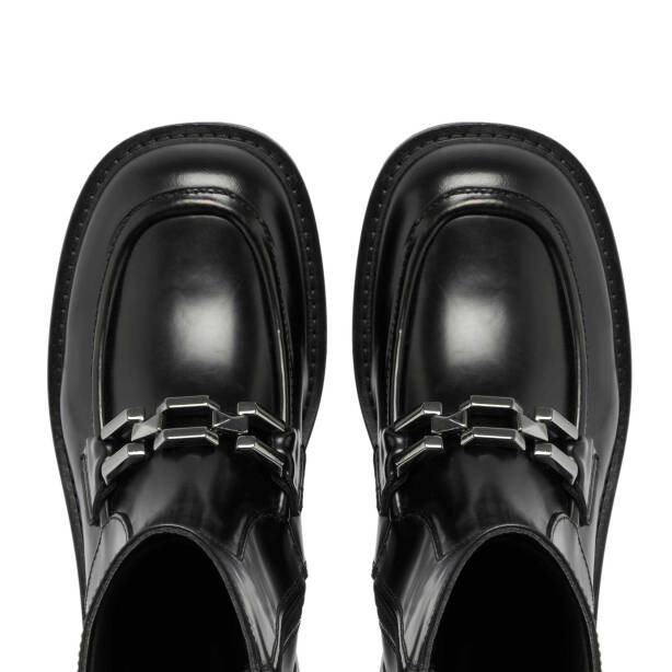 Siyah Hakiki Deri Kadın Casual Bot - K23K1BT67039-A35 - 5