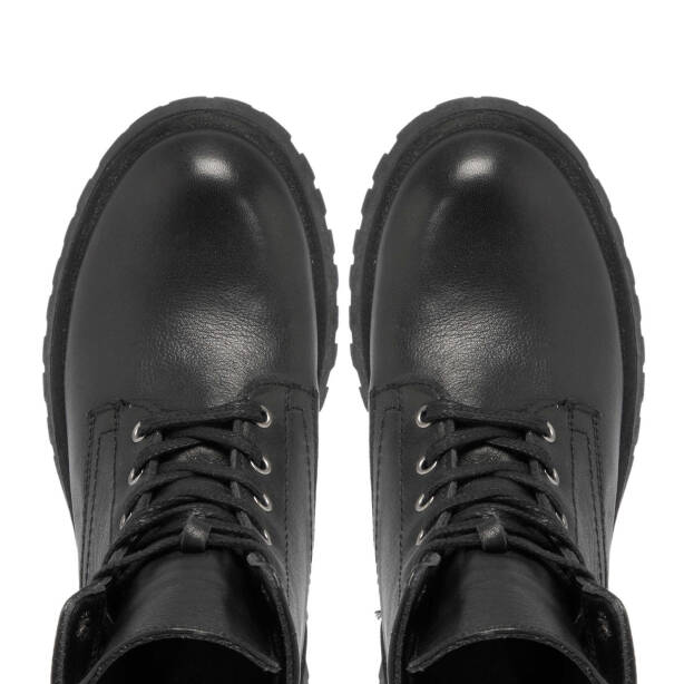 Siyah Hakiki Deri Kadın Casual Bot - K23K1BT67048-A23 - 5