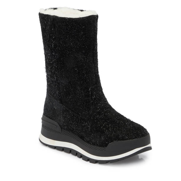 Siyah Deri Kadın Casual Bot - K24K1BT67520-A23 