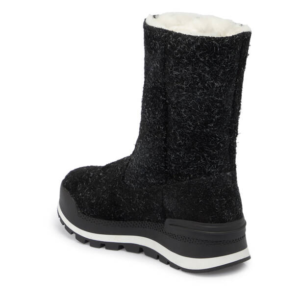 Siyah Deri Kadın Casual Bot - K24K1BT67520-A23 - 2