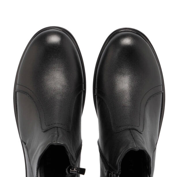 Siyah Deri Kadın Casual Bot - K24K1BT67531-A23 - 5