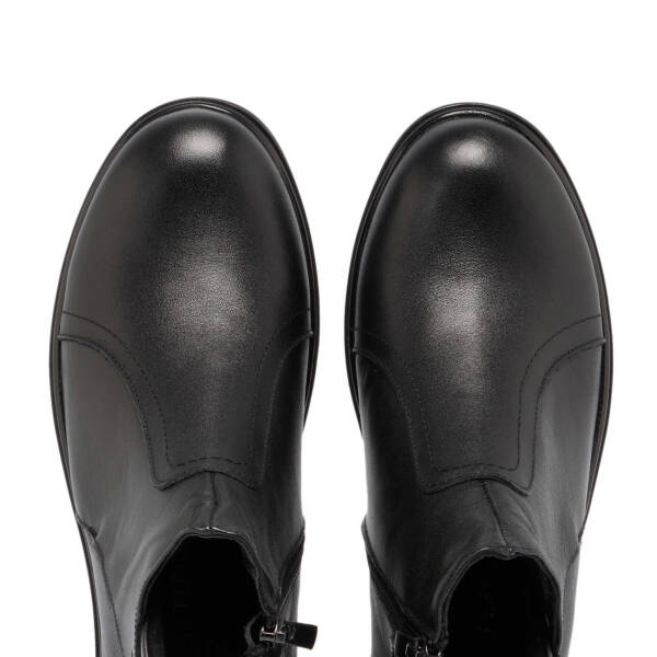 Siyah Deri Kadın Casual Bot - K24K1BT67531-A23 - 5