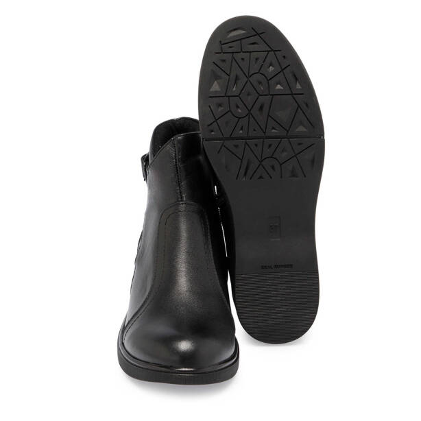 Siyah Deri Kadın Casual Bot - K24K1BT67531-A23 - 4