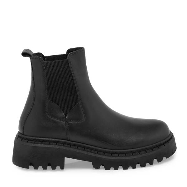 Siyah Deri Kadın Casual Bot - K24K1BT67546-A23 - 3