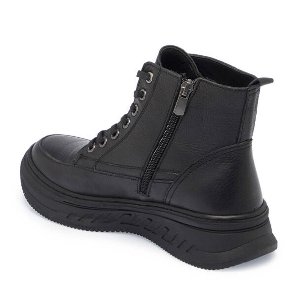 Siyah Deri Kadın Casual Bot - K24K1BT67550-A41 - 2