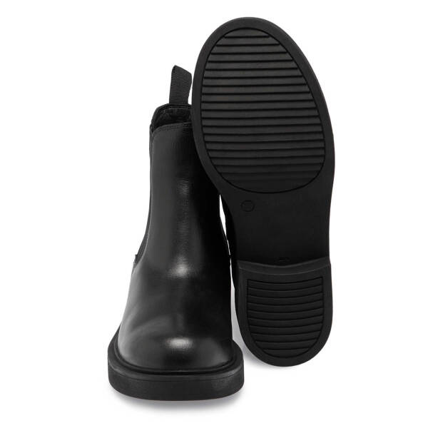 Siyah Deri Kadın Casual Bot - K24K1BT67566-A23 - 4