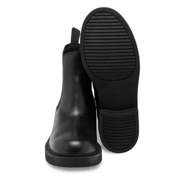 Siyah Deri Kadın Casual Bot - K24K1BT67566-A23 - 4