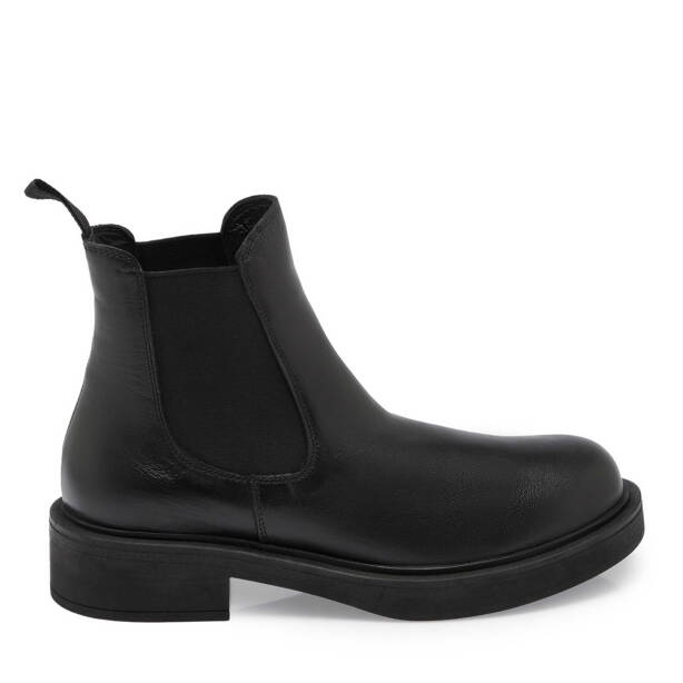 Siyah Deri Kadın Casual Bot - K24K1BT67566-A23 - 3