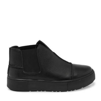 Siyah Deri Kadın Casual Bot - K24K1BT67577-A41 - 3