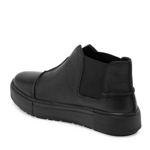 Siyah Deri Kadın Casual Bot - K24K1BT67577-A41 - 2