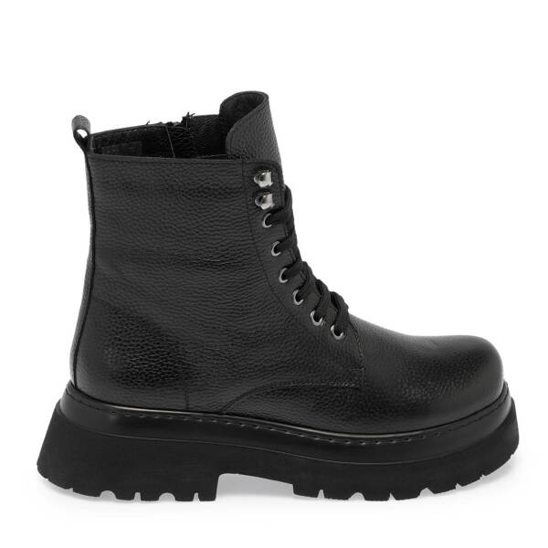 Siyah Deri Kadın Casual Bot - K24K1BT67583-A41 - 3