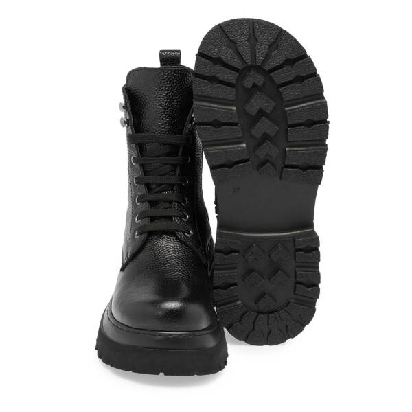 Siyah Deri Kadın Casual Bot - K24K1BT67583-A41 - 4