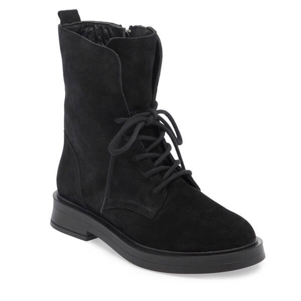 Siyah Deri Kadın Casual Bot - K24K1BT67615-A01 - 1