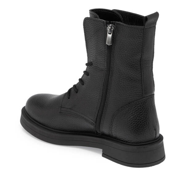 Siyah Deri Kadın Casual Bot - K24K1BT67615-A41 - 2