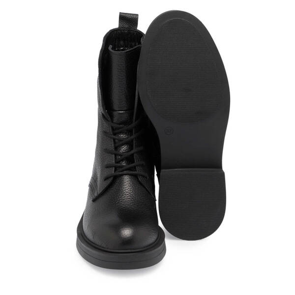 Siyah Deri Kadın Casual Bot - K24K1BT67615-A41 - 4