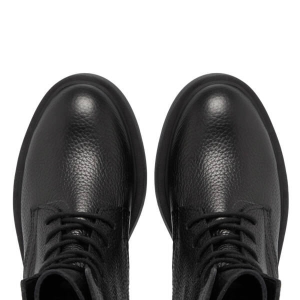 Siyah Deri Kadın Casual Bot - K24K1BT67615-A41 - 5