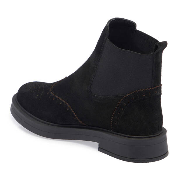 Siyah Deri Kadın Casual Bot - K24K1BT67616-A01 - 2