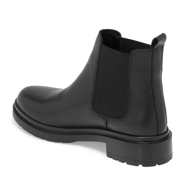 Siyah Deri Kadın Casual Bot - K24K1BT67620-A23 - 2