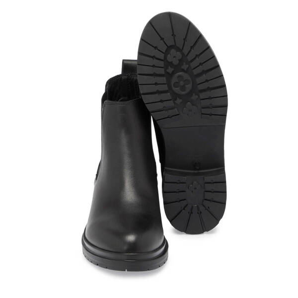 Siyah Deri Kadın Casual Bot - K24K1BT67620-A23 - 4