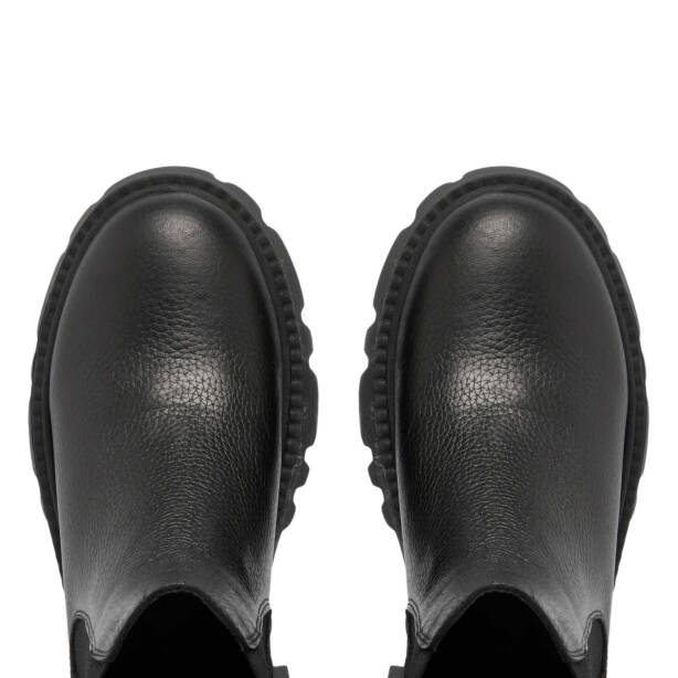 Siyah Deri Kadın Casual Bot - K24K1BT67622-A41 - 5