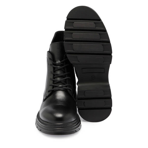 Siyah Deri Kadın Casual Bot - K24K1BT67652-A23 - 4