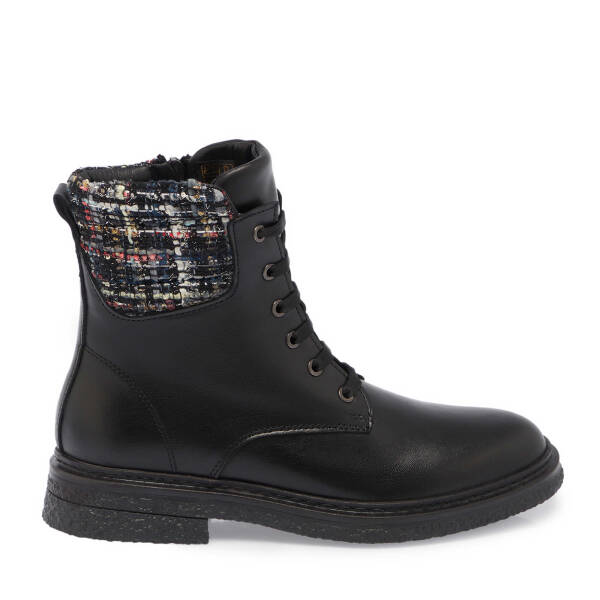 Siyah Deri Kadın Casual Bot - K24K1BT67661-A23 - 3