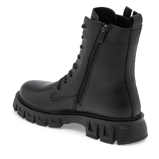 Siyah Deri Kadın Casual Bot - K24K1BT67664-C59 - 2