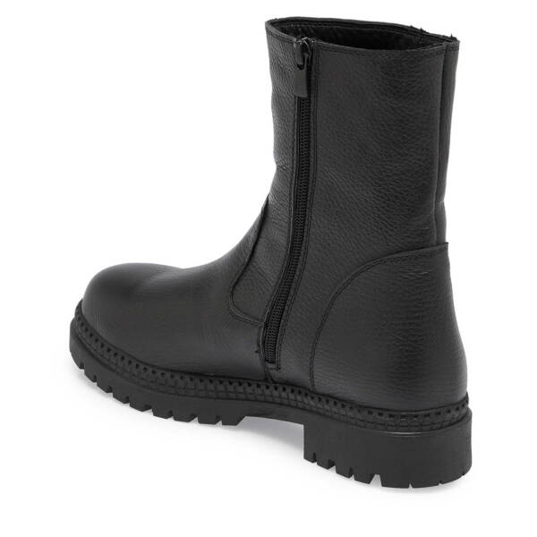 Siyah Deri Kadın Casual Bot - K24K1BT67673-A41 - 2