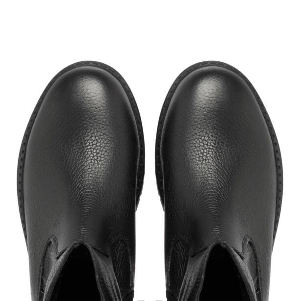 Siyah Deri Kadın Casual Bot - K24K1BT67673-A41 - Tergan