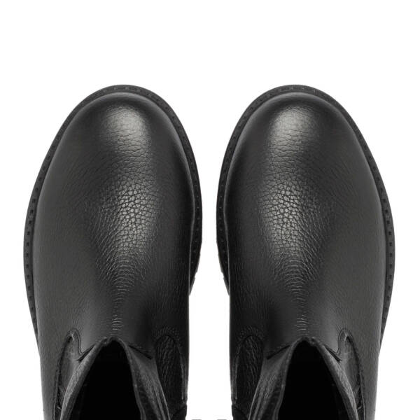 Siyah Deri Kadın Casual Bot - K24K1BT67673-A41 - 5