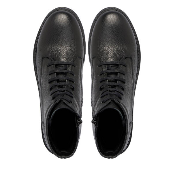 Siyah Deri Kadın Casual Bot - K24K1BT67674-A41 - 5