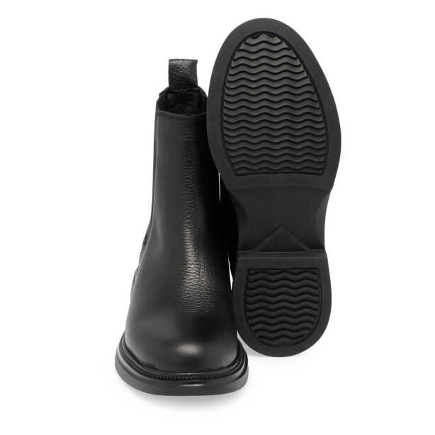 Siyah Deri Kadın Casual Bot - K24K1BT67676-A41 - 4