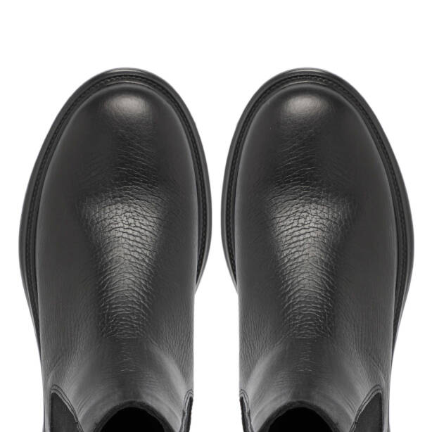 Siyah Deri Kadın Casual Bot - K24K1BT67676-A41 - 5