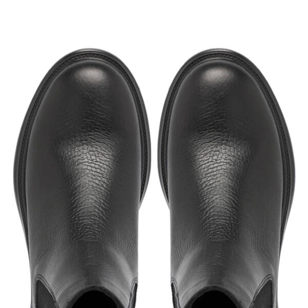 Siyah Deri Kadın Casual Bot - K24K1BT67676-A41 - 5