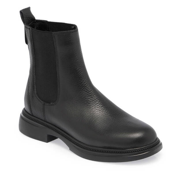 Siyah Deri Kadın Casual Bot - K24K1BT67676-A41 